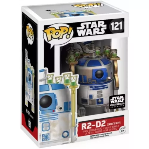 Funko Pop! R2-D2 [Jabba's Skiff] #121 Star Wars Vinyl Figure Box