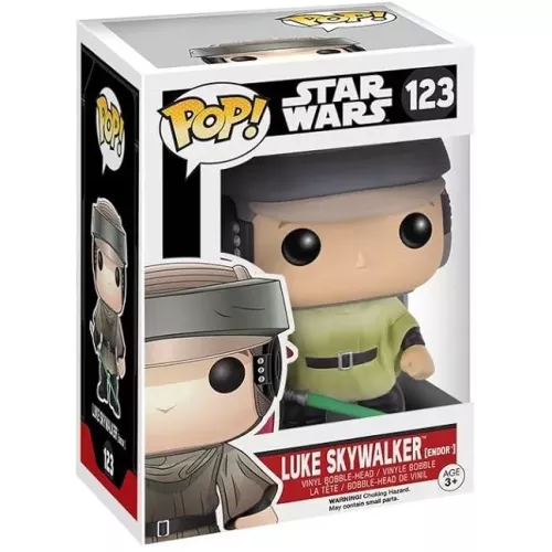Funko Pop! Luke Skywalker [Endor] #123 Star Wars Vinyl Figure Box