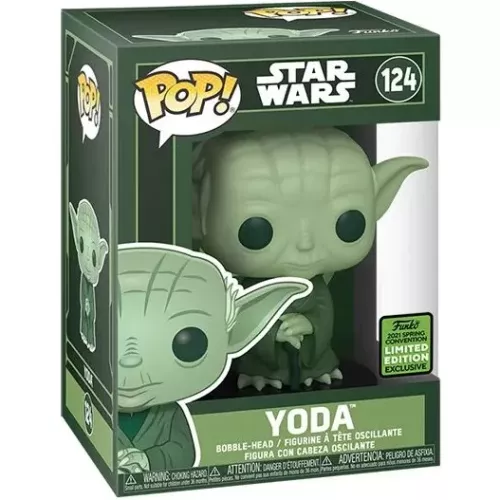 Funko Pop! Yoda #124 Military Green Star Wars Vinyl Figure Box