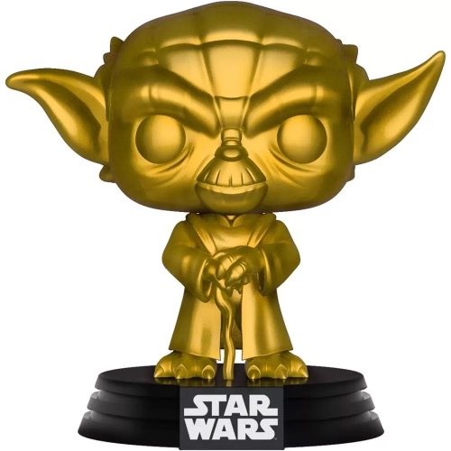 Funko Pop! Yoda #124 Metallic Gold Star Wars Vinyl Figure
