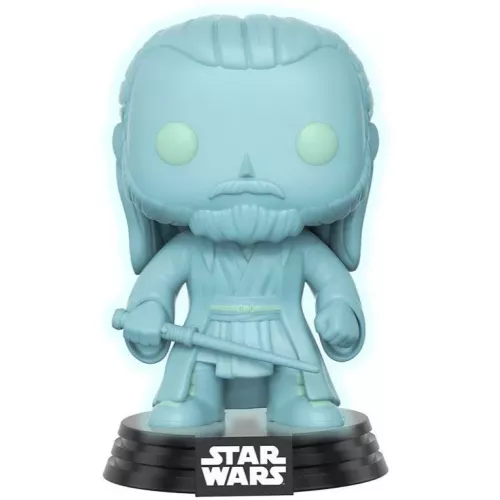 Funko Pop! Qui Gon Jinn #128 Holographic Glows in the Dark