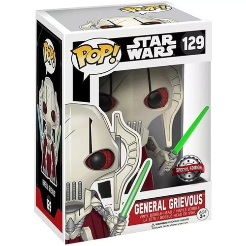 Funko Pop! General Grievous #129 Star Wars Vinyl Figure Box