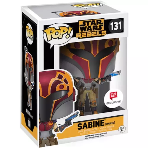 Funko Pop! Sabine [Masked] #131 Star Wars Rebels Vinyl Figure Box