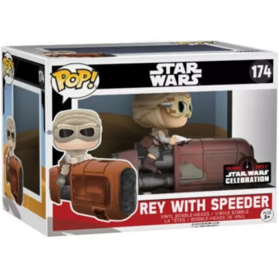 Rey with Speeder Box