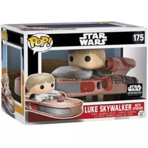 Funko Pop! Luke Skywalker with Speeder #175 Star Wars Box