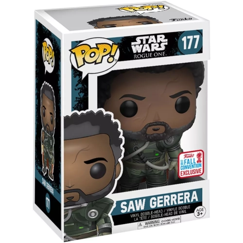 Funko Pop! Saw Gererra #177 Star Wars Rogue One Vinyl Figure Box