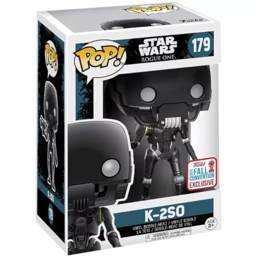 Funko Pop! K-2SO #179 with Blaster Star Wars Rogue One Box