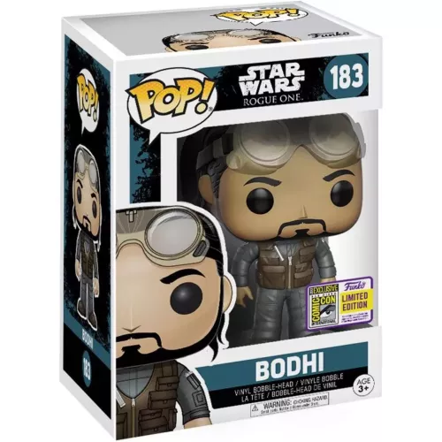 Funko Pop! Bodhi #183 Star Wars Rogue One Vinyl Figure Box