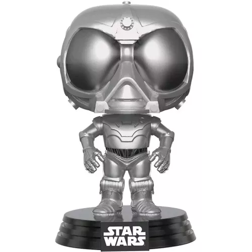 Funko Pop! Death Star Droid [White] #188 Metallic Silver