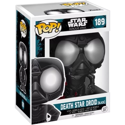 Funko Pop! Death Star Droid [Black] #189 Star Wars Rogue One Box