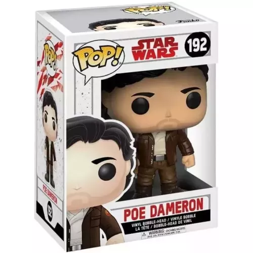 Funko Pop! Poe Dameron #192 Star Wars Vinyl Figure Box