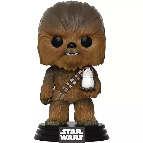 Funko Pop! Chewbacca #195 with Porg Star Wars Vinyl Figure