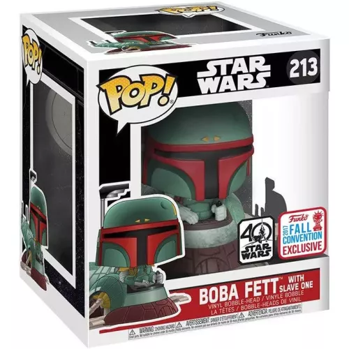 Funko Pop! Boba Fett with Slave One #213 Star Wars Box