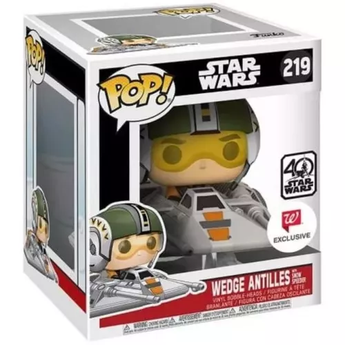 Funko Pop! Wedge Antilles with Snow Speeder #219 Star Wars Box