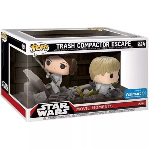 Funko Pop! Trash Compactor Escape #224 Star Wars Vinyl Figure Box