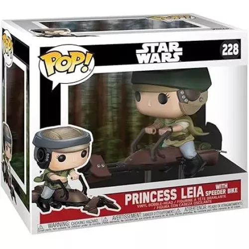 Funko Pop! Princess Leia with Speeder Bike #228 Star Wars Box