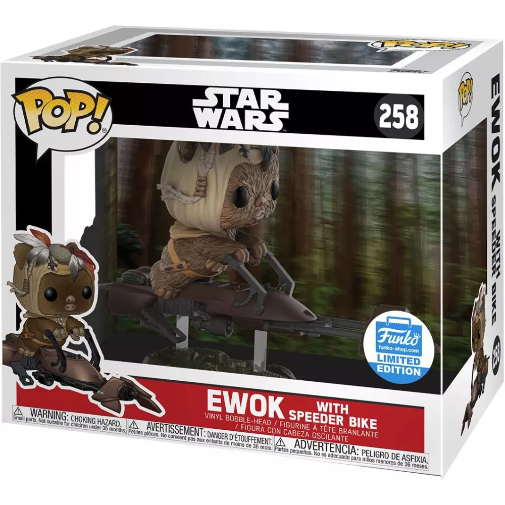 Ewok with Speeder Bike Box