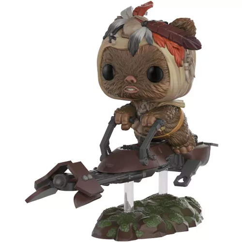 Funko Pop! Ewok with Speeder Bike #258 Star Wars Vinyl Figure