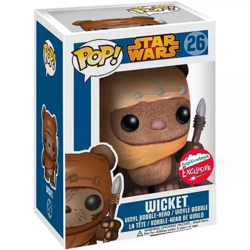 Funko Pop! Wicket #26 Flocked Star Wars Vinyl Figure Box