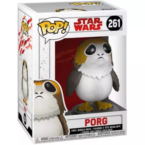 Funko Pop! Porg #261 Sad Face Star Wars Vinyl Figure Box