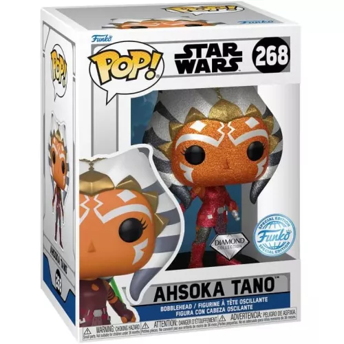 Funko Pop! Ahsoka Tano #268 Diamond Collection Star Wars Box