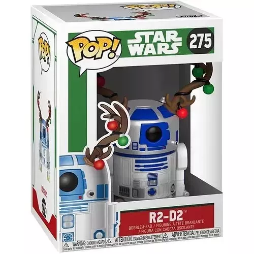 Funko Pop! R2-D2 #275 Reindeer Star Wars Vinyl Figure Box