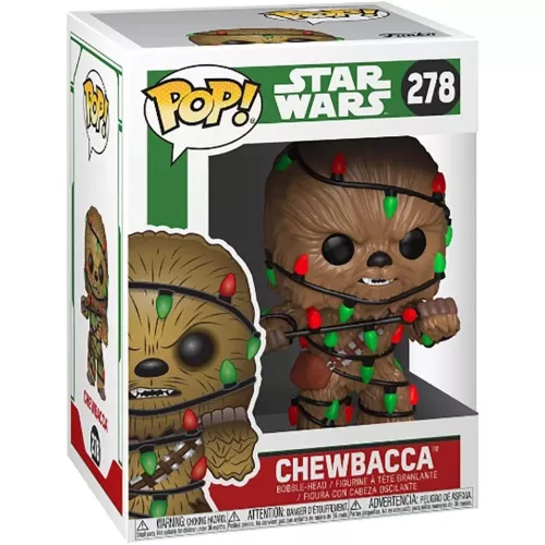 Funko Pop! Chewbacca #278 Lights Star Wars Vinyl Figure Box