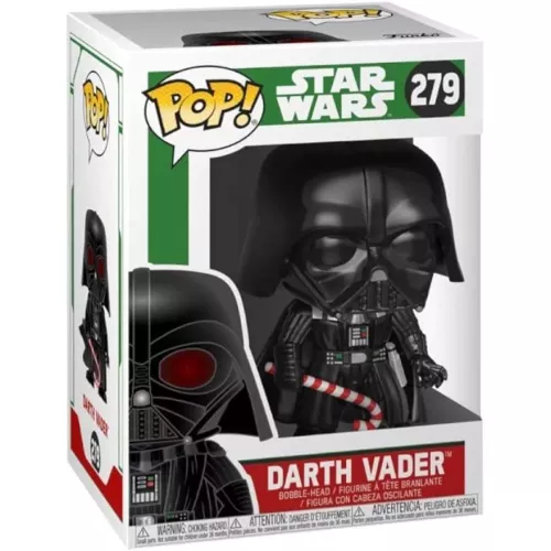 Funko Pop! Darth Vader #279 Candy Cane Star Wars Vinyl Figure Box
