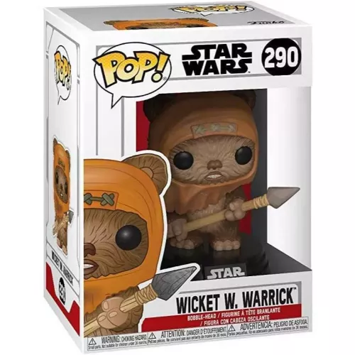 Funko Pop! Wicket W. Warrick #290 Star Wars Vinyl Figure Box