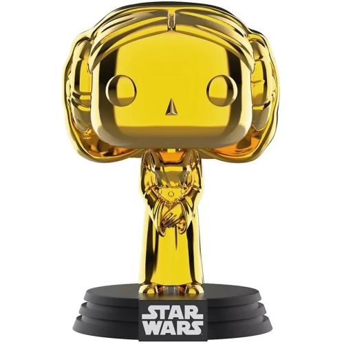 Funko Pop! Princess Leia #295 Gold Chrome Star Wars