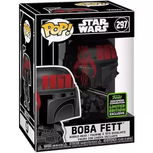 Funko Pop! Boba Fett #297 Futura Black Star Wars Vinyl Figure Box