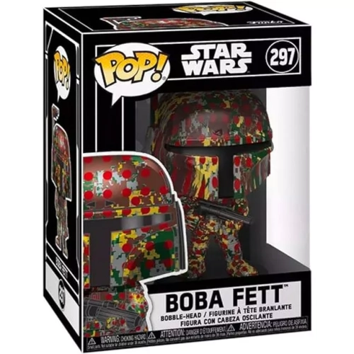 Funko Pop! Boba Fett #297 Futura Camo Star Wars Vinyl Figure Box