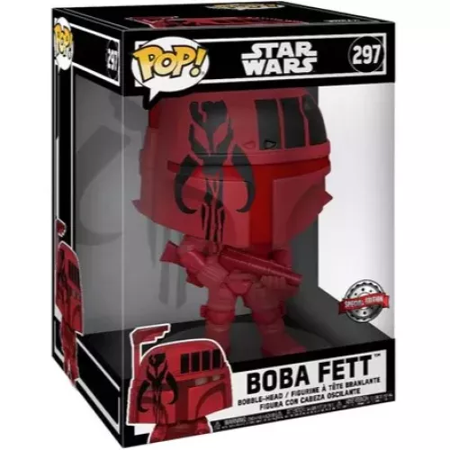 Funko Pop! Boba Fett #297 Futura Red 10 Inch Star Wars Box
