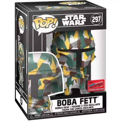 Funko Pop! Boba Fett #297 Camo Art Series Star Wars Box