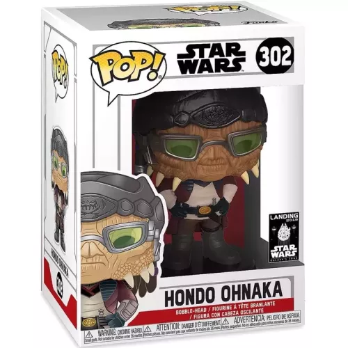 Funko Pop! Hondo Ohnaka #302 Star Wars Vinyl Figure Box