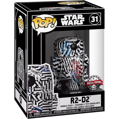Funko Pop! R2-D2 #31 Futura Star Wars Vinyl Figure Box