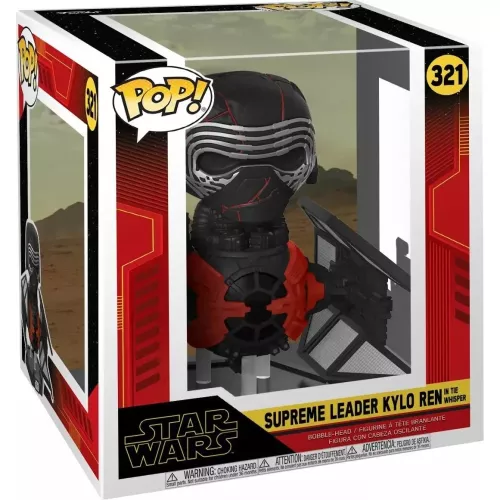 Funko Pop! Supreme Leader Kylo Ren in the Whisper #321 Box