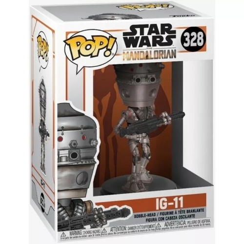 Funko Pop! IG-11 #328 Star Wars The Mandalorian Vinyl Figure Box