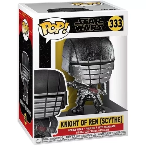 Funko Pop! Knight of Ren (Scythe) #333 Hematite Chrome Box