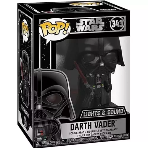 Funko Pop! Darth Vader #343 Lights & Sound! Star Wars Box