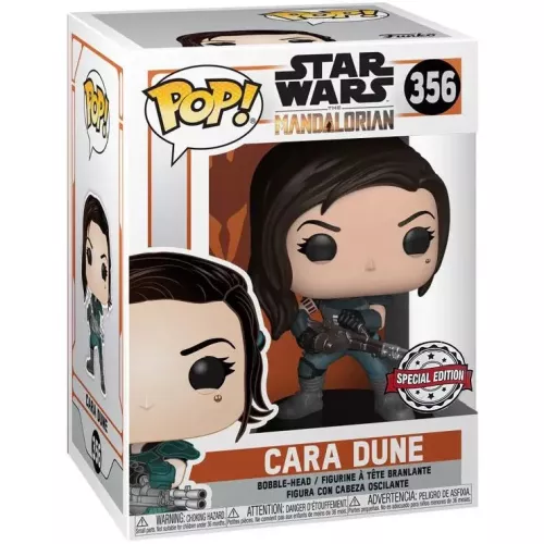 Funko Pop! Cara Dune #356 Heavy Blaster Star Wars The Mandalorian Box