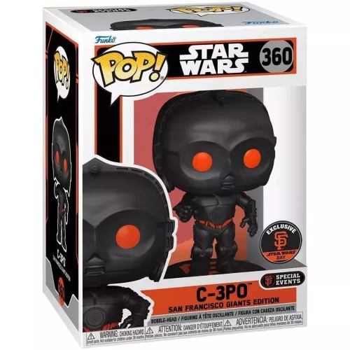 Funko Pop! C-3PO #360 Black Star Wars Vinyl Figure Box