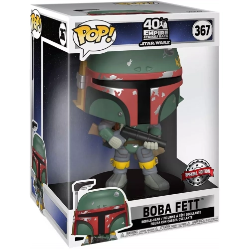 Funko Pop! Boba Fett #367 10 Inch Star Wars Vinyl Figure Box