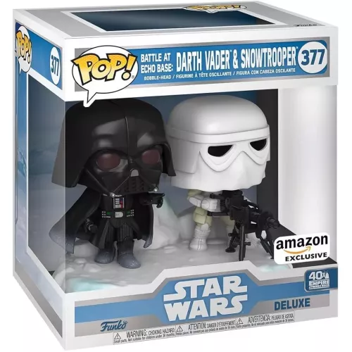 Funko Pop! Battle at Echo Base: Darth Vader & Snowtrooper #377 Box
