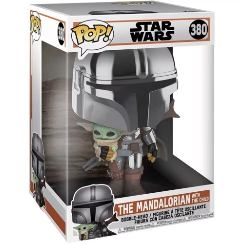 Funko Pop! The Mandalorian with The Child #380 10 Inch Box