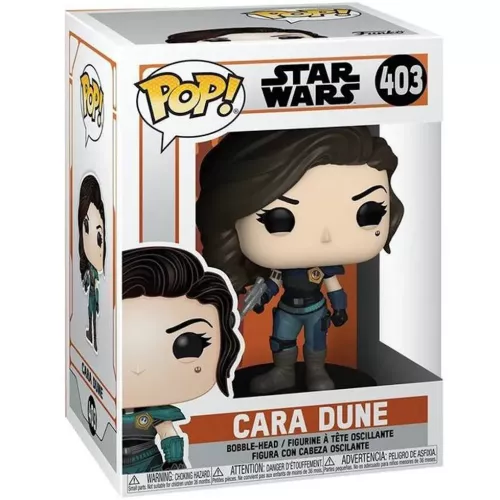 Funko Pop! Cara Dune #403 Blaster Star Wars Vinyl Figure Box