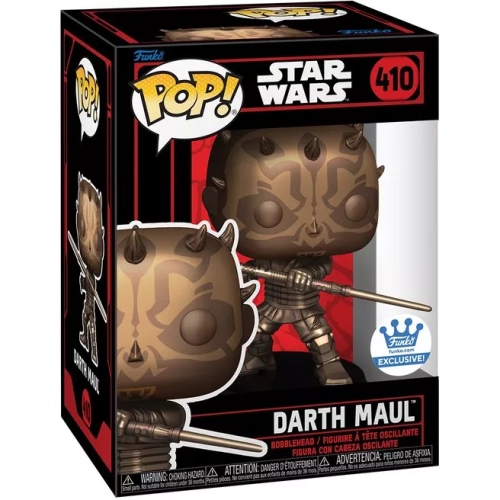Funko Pop! Darth Maul #410 Bronze Star Wars Vinyl Figure Box