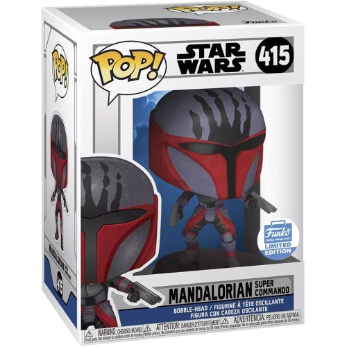 Funko Pop! Mandalorian Super Commando #415 Star Wars Box