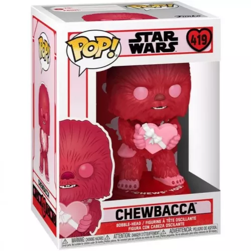 Funko Pop! Chewbacca #419 Valentine's Star Wars Vinyl Figure Box