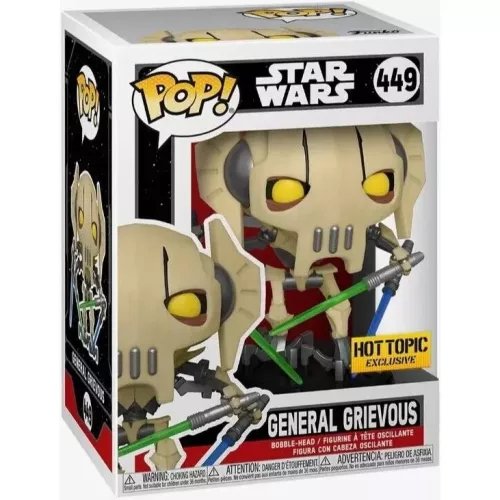 Funko Pop! General Grievous #449 Four Sabers Star Wars Box